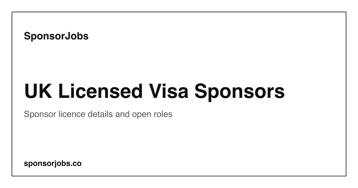 Alent Development Rout Scale Careers Management — UK Visa Sponsor Jobs | SponsorJobs